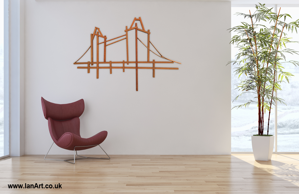 Bespoke Wooden Wall Art by Ian Davy Brown