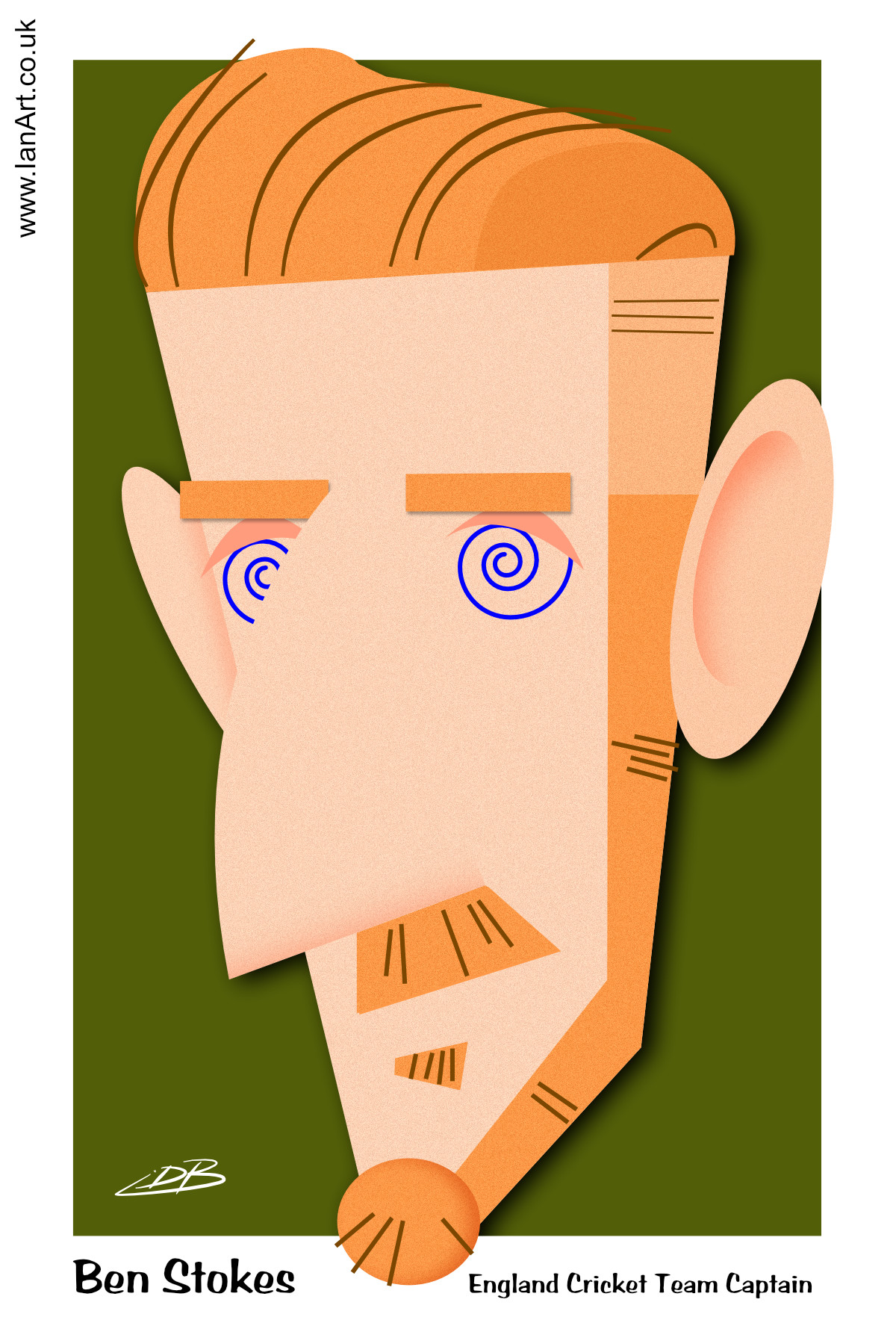 Ben-Stokes-England-Cricket-Captain-ECB-caricature-cartoon