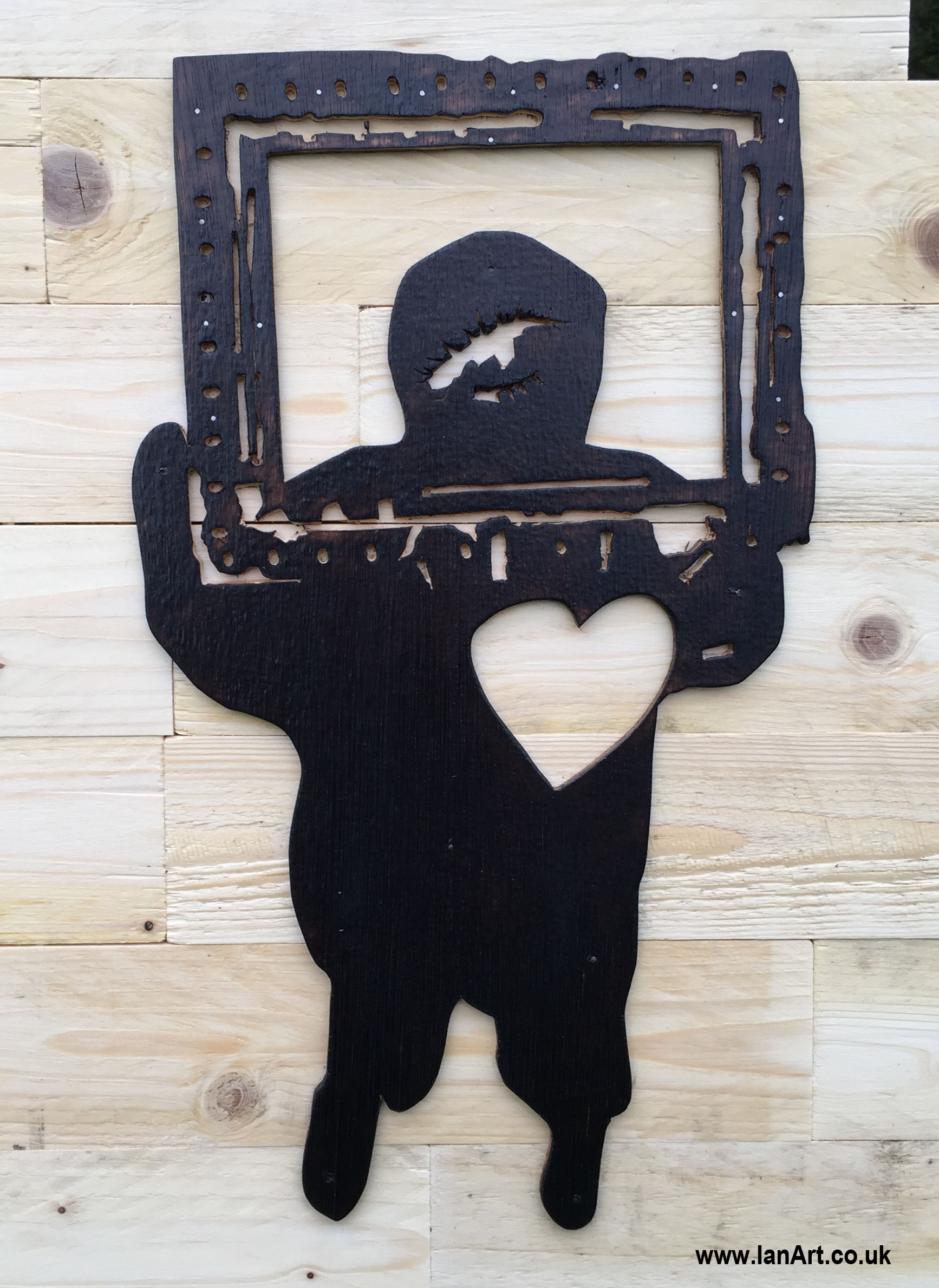 Bespoke Wooden Wall Art by Ian Davy Brown