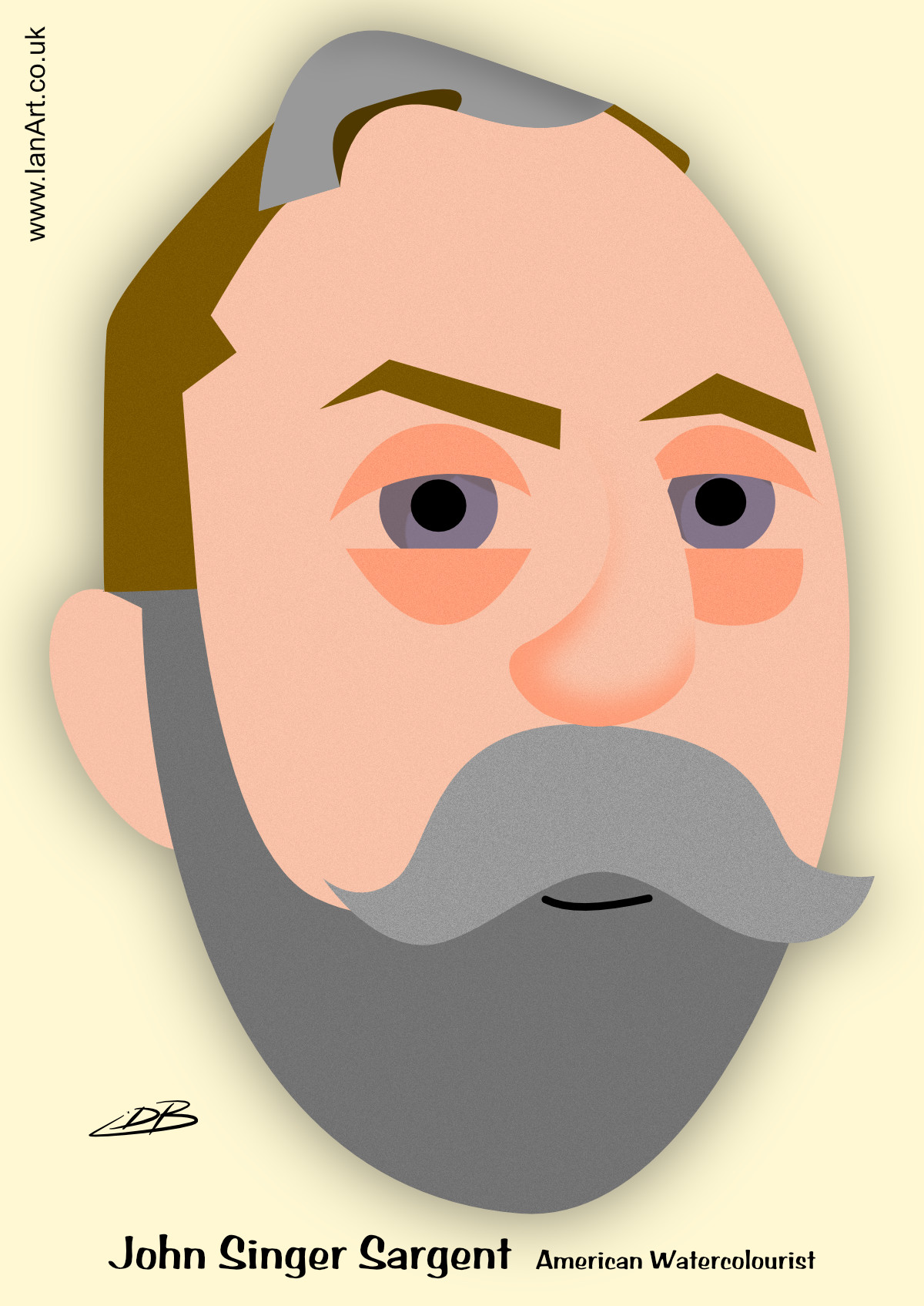 John-Singer-Sargent-american-watercolourist-painter-caricature-cartoon