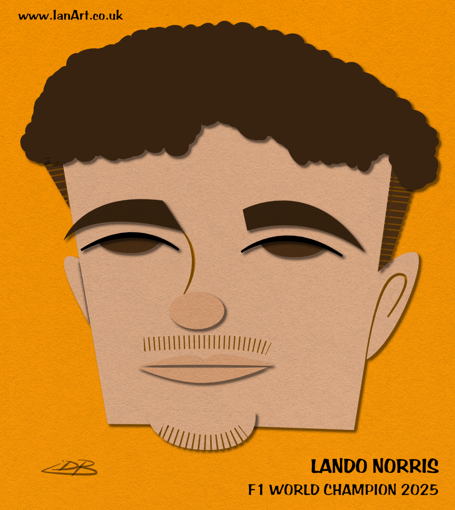 Lando_Norris_F1_Driver_World_Champion_2025_caricature