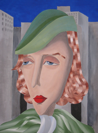 Tamara-Lempika-caricature by IDB